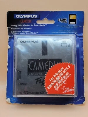 Genuine OEM Vintage Olympus Floppy Disk Adapter For Smartmedia Camedia [New] - Image 1 of 4