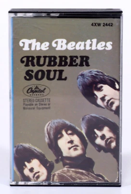 The Beatles - Rubber Soul - Cassette Tape Capitol Records Vintage Classic Rock Foto 1 de 4