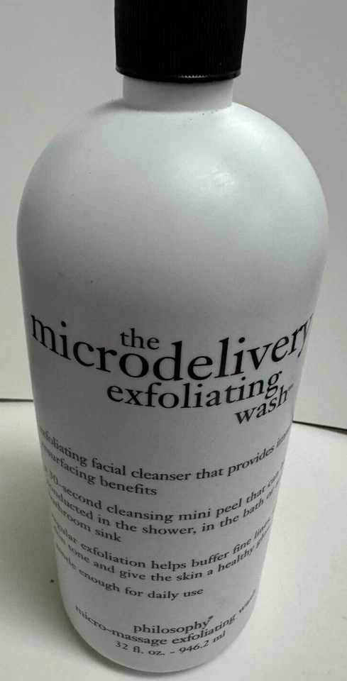 Philosophy The Microdelivery lavagem esfoliante 32 fl.oz 946.2ml NOVO/SELADO - Imagem 1 de 4