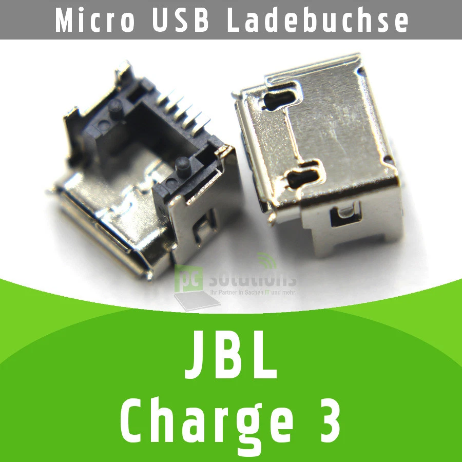 ✅ JBL Charge 3 Bluetooth Lautsprecher Micro USB DC Buchse Ladebuchse Connector  - Bild 1 von 1