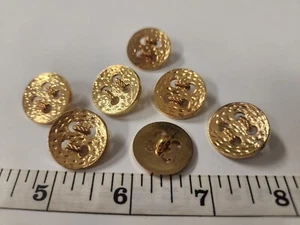 VINTAGE KNÖPFE 12er SET GOLD TUZ3616 - Bild 1 von 1