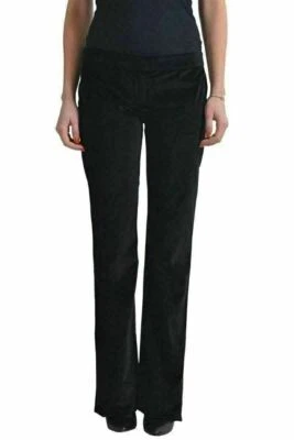 Just Cavalli Women's Black Velour Casual Pants US 4 IT 40 - Image 1 of 4