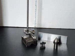 Starrett 257 Universal Surface Gage 9” Post Hardened Grooved Base & Extras - Picture 1 of 8