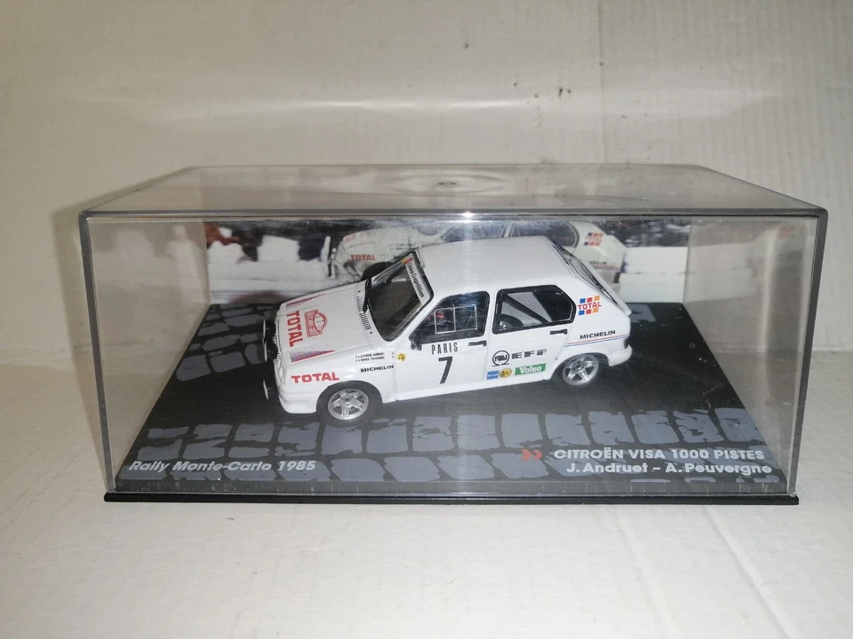 CITROEN VISA 1000 PISTES RALLY MONTE CARLO 1985 SCALA 1/43 - Immagine 1 di 1