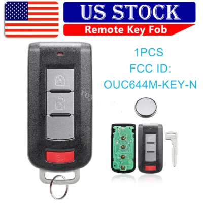 Llavero remoto inteligente deportivo para Mitsubishi Outlander 2011-2018 OUC644M-KEY-N Foto 1 de 4