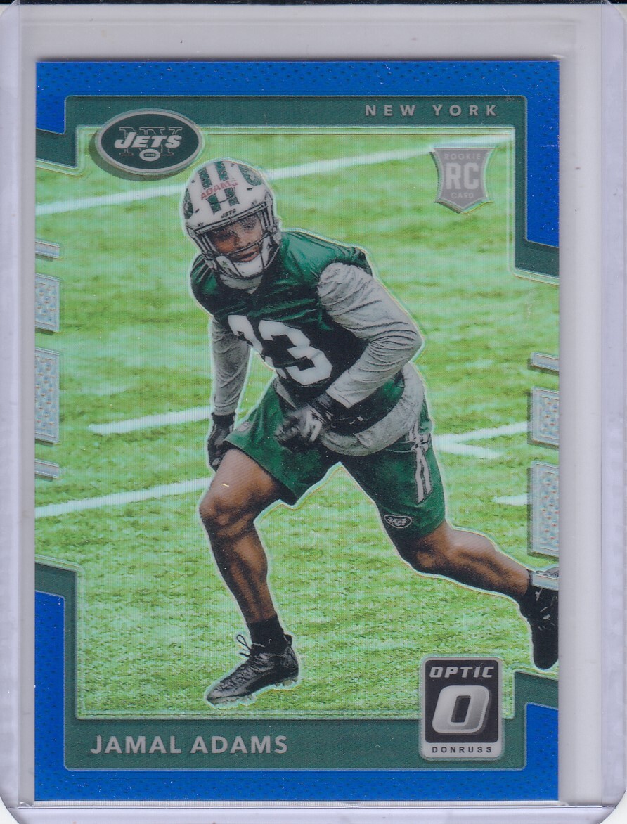 JAMAL ADAMS 2017 Donruss Optic Blue #126 RC 13/149 Jets