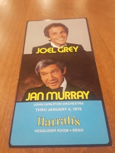 Joel Grey Jan Murray Januar 1976 Harrah's Reno Promi Postkarte große Größe - Bild 1 von 3
