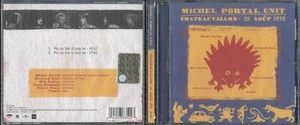 MICHEL PORTAL UNIT CHATEAUVALLON 23 AOUT 1972 CD NUOVO SIGILLATO NLS - Imagen 1 de 1
