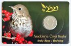 Turkey 1 Kurus 2020 Anatolian Birds - Redwing Comm. in Folder Aluminum UNC