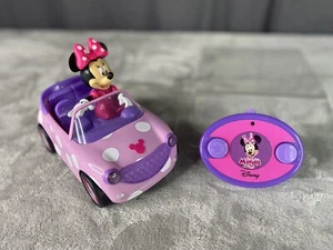 Disney Junior Minnie Mouse Roadster RC Car + Remote Polka Dots, 27 MHz TESTED ✅ - Picture 1 of 12