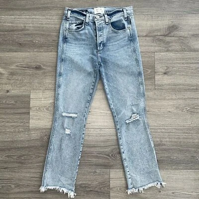 Прямолинейные джинсы McGuire Valletta размер 26 легкая кислотная стирка искусственно состаренный деним 90-е - Изображение 1 из 4
