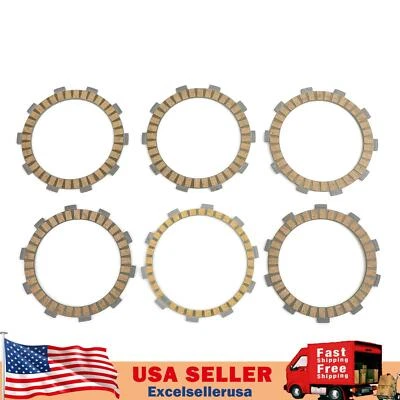 Clutch Friction Plate Kit Set Fits Yamaha ST225 TT225S/T TTR225 XT225 TTR230 US Foto 1 de 4