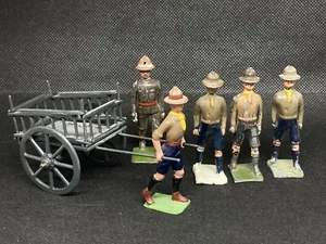 Scouts, Trek Cart, Scout Master By Britains & Other (Yellow 822) See Notes - Picture 1 of 11