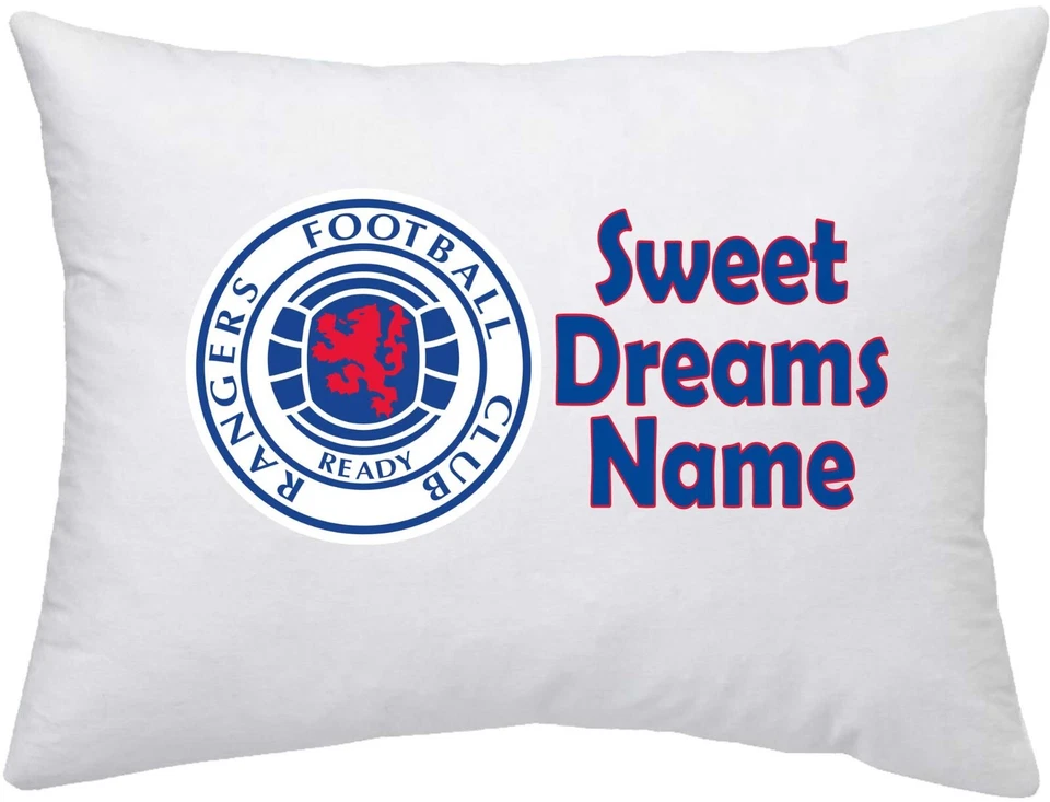 RANGERS FC #1 Personalised Pillow Case - Choice of Design - Image 1 of 1