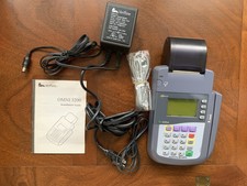 Verifone Omni 3200 Credit Card Terminal Machine With Power Supply