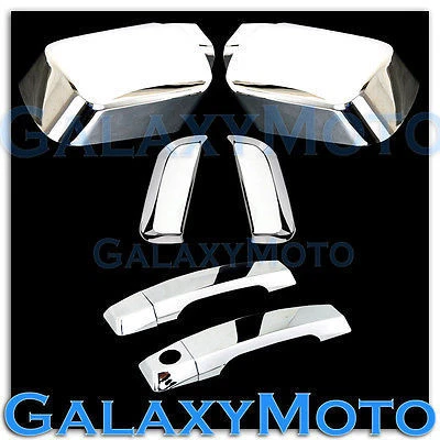 Chrome Mirror+4 Door+Rear Handle W/O PSG Keyhole Cover for 04-13 Nissan Armada - Image 1 of 1