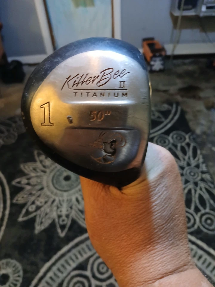 Killer Bee II Titanio 46" 1 Driver Madera Derecha Grafito Bullwhip Eje 46"  Foto 1 de 4