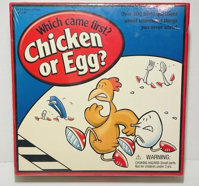 ¿Qué vino primero la gallina o el huevo? Juego de mesa familiar Trivia - Nuevo precintado. Foto 1 de 4