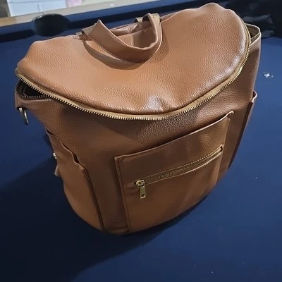 Fawn Design The Original Diaper Bag Backpack Brown Note - Image 1 of 4