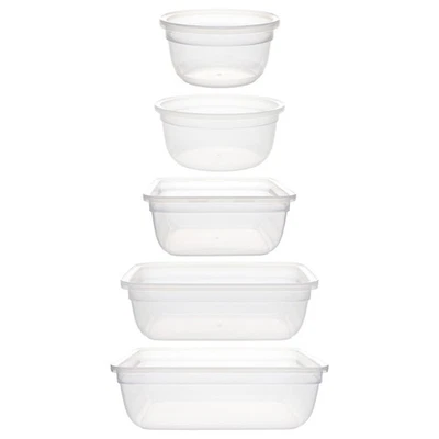Snapware Plastic Food Storage Set: 8602R, 7211R, 8704, 7202R, 7201R - Image 1 of 2