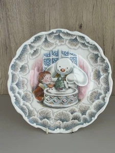 Vintage Royal Doulton Snowman Gift Collection 21cm Weihnachten Kuchenteller 1985 - Bild 1 von 5