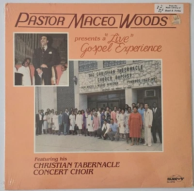 PASTOR MACEO WOODS A Live Gospel Experience SEALED LP Vinyl Album SAVOY - Image 1 of 4