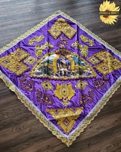 San Lazaro Pañuelo Decorativo Babalu Aye Orisha Santo Schals Tücher Yoruba - Bild 1 von 3