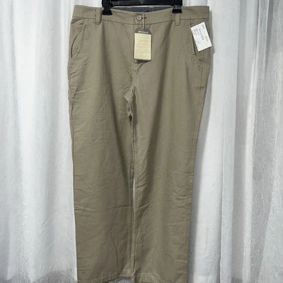 Pantalón Horny Toad Hombre Gama Libre Caqui Verdadero 5 Bolsillos Talla 38 x 32 Nuevo con Etiquetas Foto 1 de 4