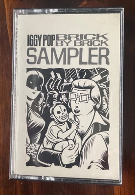 Iggy Pop - Brick by Brick -sampler cassette promo  - 1990 Virgin Records - Image 1 of 4
