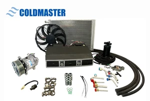 Coldmaster Universal Under Dash A/C Kit 404-100 12V - PK-8 Serpentine Belt - Picture 1 of 16