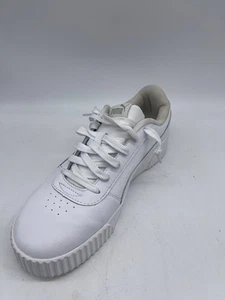 Puma Carina weiße niedrige Plateau-Sneaker Größe Damen 11 - Bild 1 von 8