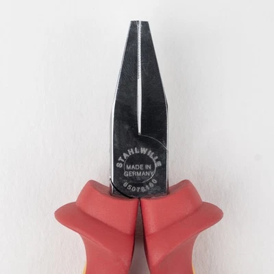 Alicates de nariz plana Stahlwille 6507 VDE, cortos, 160 mm Foto 1 de 3