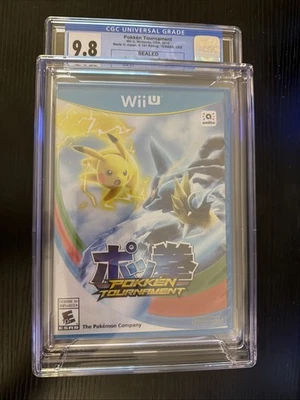 Pokken Tournament CGC 9.8 A++ Perfecto Nintendo Wii U Sellado Nuevo Calificado 2016 Foto 1 de 3