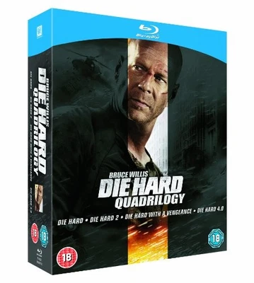 Die Hard Quadrilogy [Blu-ray] [1988] - DVD  82VG The Cheap Fast Free Post - Image 1 of 2