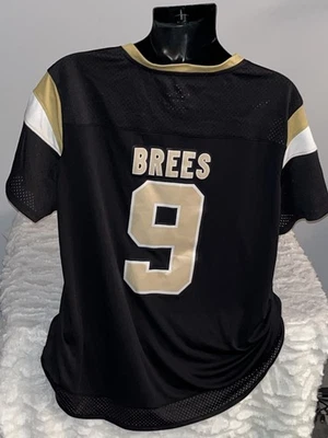 НАРИСОВАННЫЙ BRESE НОВЫЙ ORLEANS SAINTS NFL ПРОИЗВОДИТЕЛЬНОСТИ ШНУРУЕТ ВВЕРХ ДЖЕРСИ ЖЕНЩИН 3XL НОВЫЙ БЕЗ ЯРЛЫКОВ - Изображение 1 из 2