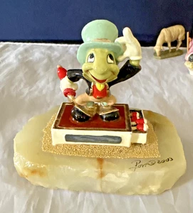 Ron Lee JIMINY CRICKET Matchbox DISNEY Pewter Figurine 2003 - RARE! Ltd Edition - Picture 1 of 11
