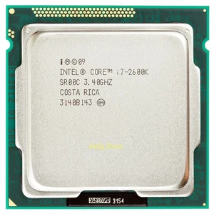 Intel Core i7-2600K 3.4 GHz LGA1155 4 cores 8 threads SR00C CPU Processor 8 MB - Picture 1 of 4