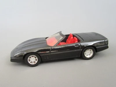 C555 Solido Hachette Chevrolet Corvette C4 Cabriolet Ouvert 1989 Noir 1:43 - Photo 1/4