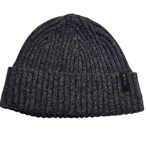 Bula Beanie Unisex Adult Dark Gray One Size Merino Wool Knitted Outdoor Winter - Picture 1 of 11