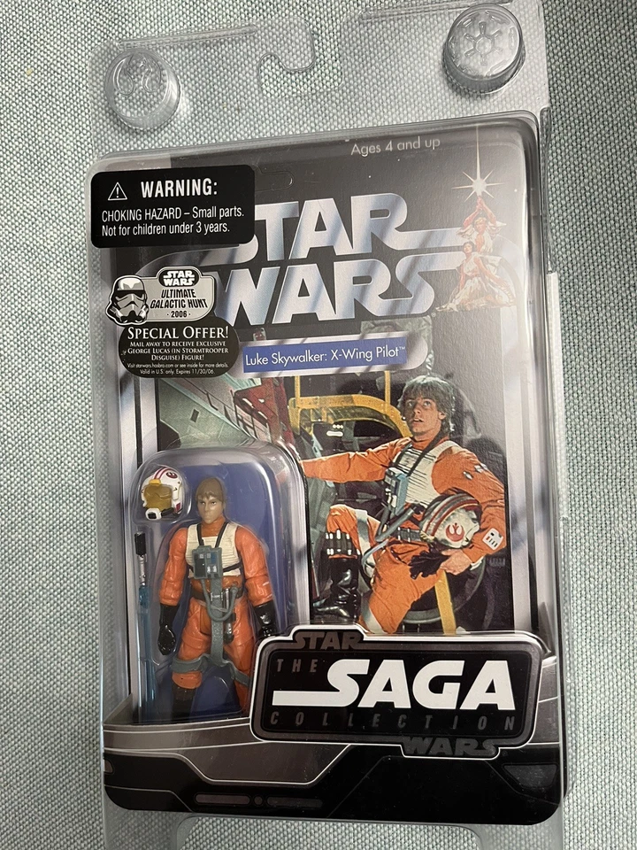 Colección Star Wars Saga 2006 Luke Skywalker X-Wing Fighter sellado y como nuevo raro Foto 1 de 1
