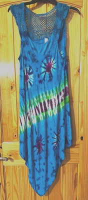 India Boutique Turquesa Vestido o Traje de Baño Cubrir Foto 1 de 2