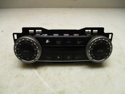 Controles de temperatura de calefacción de aire acondicionado Mercedes Clase C 2009-2010 OEM Foto 1 de 4