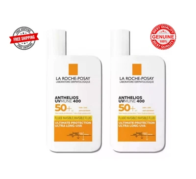 2pcs La Roche-Posay Anthelios SPF 50+ Ultra Protection Invisible Fluid Cream - image 1 of 4