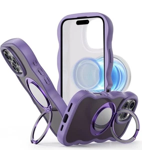 NEU Magnet für iPhone 16 Pro Max Hülle mit MagSafe Rotation Ständer Ring Halter - Bild 1 von 5