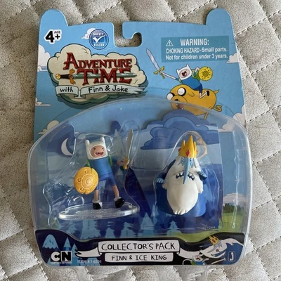 Jazwares Adventure Time Collectors Pack - Figuras de acción Finn y Ice King Foto 1 de 4