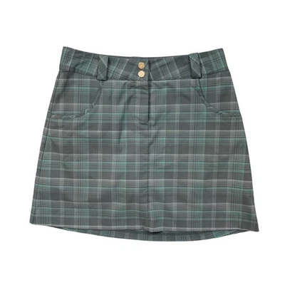 Nike Skort Mujer 4 Multi Golf Dri Fit Cuadros Línea A Bolsillos Interior Pantalones Cortos Falda Foto 1 de 4