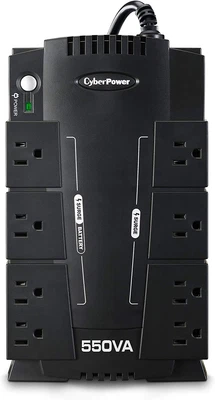 Cyberpower CP550SLG Standby UPS System, 550VA/330W, 8 Outlets, Compact - Image 1 of 4