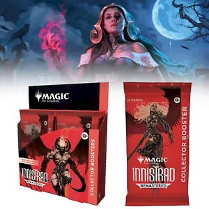 Magic The Gathering Innistrad Remastered Collector Boosters 12 Pack 180 MTG Card - Foto 1 di 15