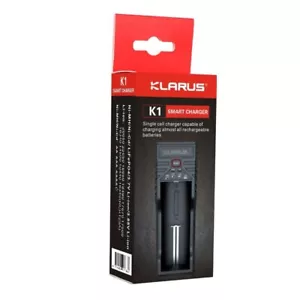 Cargador de batería inteligente con pantalla LCD USB Klarus K1 - Imagen 1 de 9