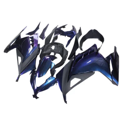Chameleon Blue Purple Bodywork For Kawasaki Ninja300 EX300R 2013 - 2017 Fairings - Image 1 of 4
